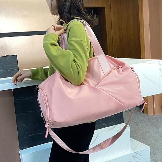 Women Men Sports Gym Bag with Shoes Compartment Large Capacity Travel Duffel Bag Dry Wet Separation Multifunctional Bags