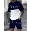 Fashion Resort Style Men's T-Shirt Short Sleeve Shorts Two-Piece Set Summer 3D Print