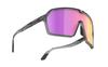 Rudy Project SPINSHIELD Sports Crystal Ash Gloss Sunset Sunglasses, Frame, Multi-Laser Lens, SP725233-0002
