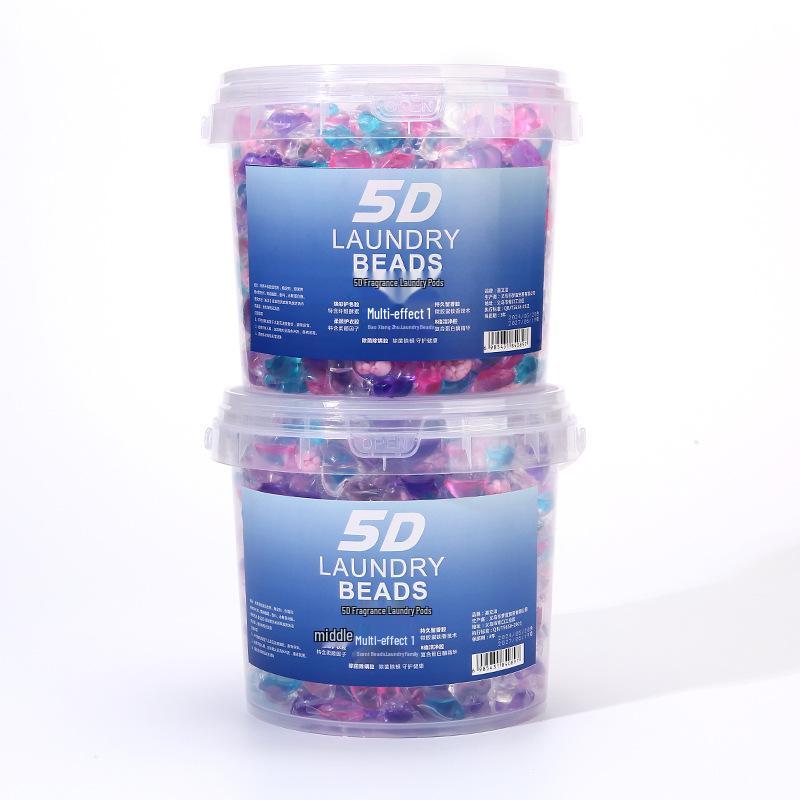 Laundry Fiveinone Gardenia Concentrated Pods Detergent Softening Stain Removal Longlasting Fragrance Beads