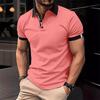New Men Clothes Summer Short Sleeve Fashion Lapel Polo Shirt Men Business Casual Golf Polo Shirt Tops