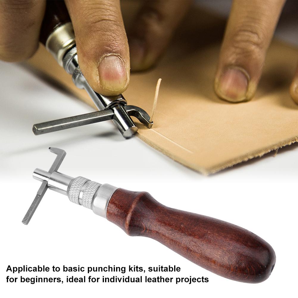 60 Pcs Leather Craft Tool for Sewing Stitching Carving Leather Working Tool Set