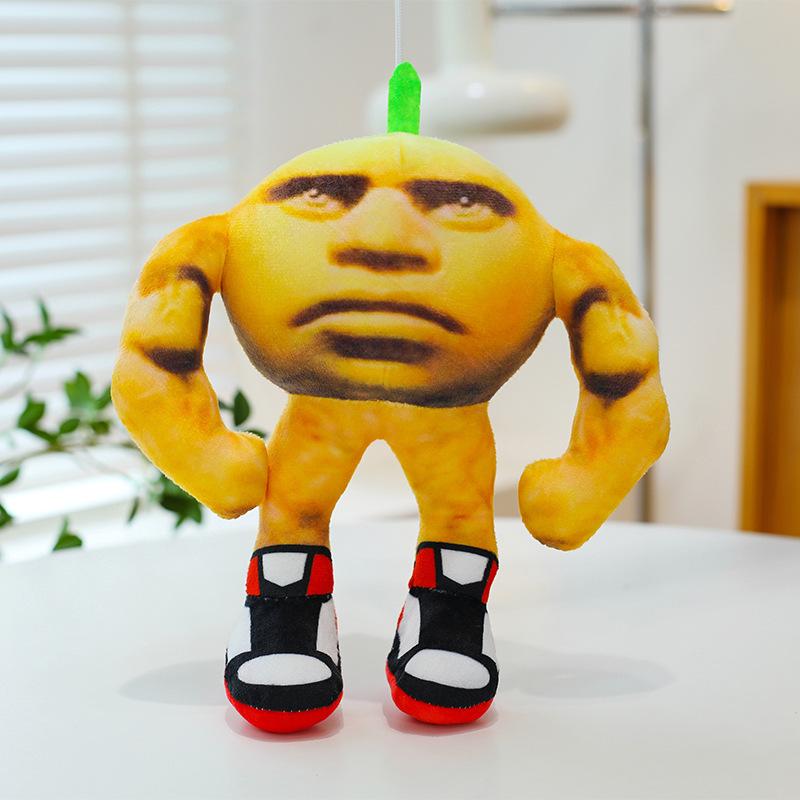 American Shanhaijing Monster Plush Toy Shark Wooden Stick Doll Pendant