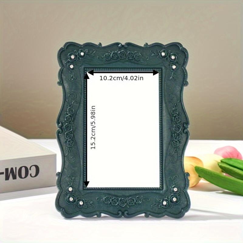 

Винтажная фоторамка из роскошной смолы - Идеально для свадебных фотографий, Европейский - Декоративное настольное украшение зелёный
