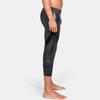 Under Armour Pantalon de fitness trois-quarts de compression Superbase perpétuel pour homme bas Gris 1321010-020