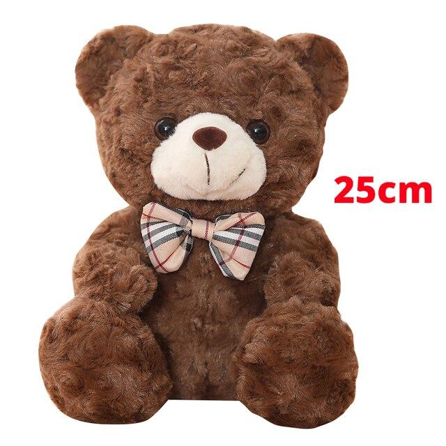 25/35 cm Kawaii Teddybär Plüsch Kissen Spielzeug Schöne Schleife - Knoten Bären Spielzeug Gefüllte Weiche Tier Puppen Kinder Mädchen Weihnachten Valentinstag Geschenk