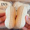 Peanut Desk Toy 1/3/5Pcs Shaped Squeeze Stress Relief Fidget Hand Exercise Relaxation Ball Simulated Food Sensory Pocket Size