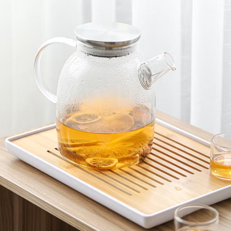Glass Wellness Kettle with Stainless Steel Lid