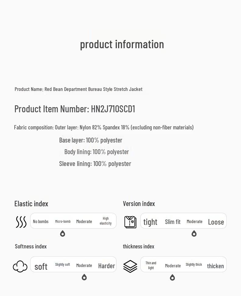 Hodo Herren Stretch Business Casual Jacke