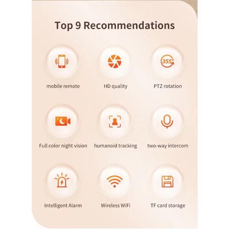 K7 Mini Camera Dual Lens Smart Security Camera 2K HD Camera 2.4GHz Night Vision Baby and Pet Monitoring Motion Detection