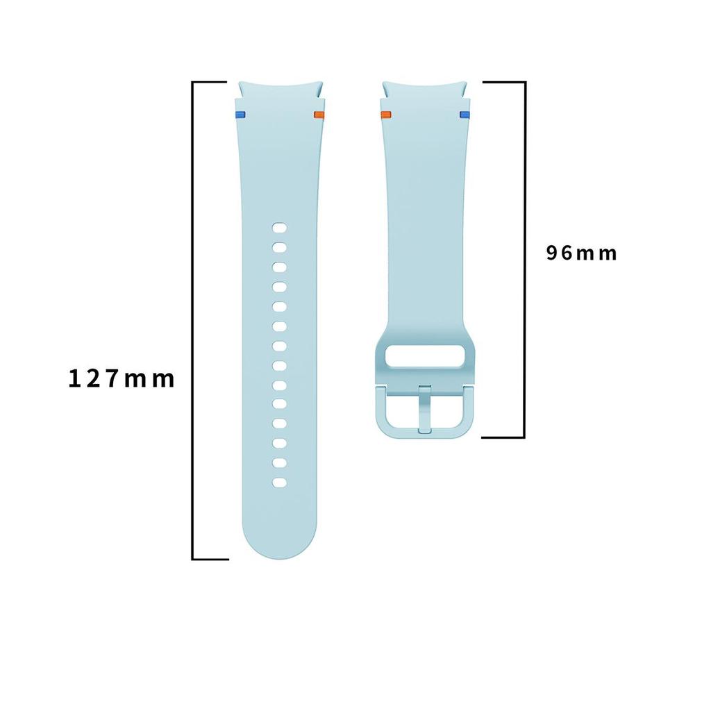 20mm Band for Samsung Galaxy Watch 7 FE 6 4 5 Pro 44mm 44mm/Classic 43 47mm Silicone No Gaps Correa Bracelet Galaxy Watch6 Strap