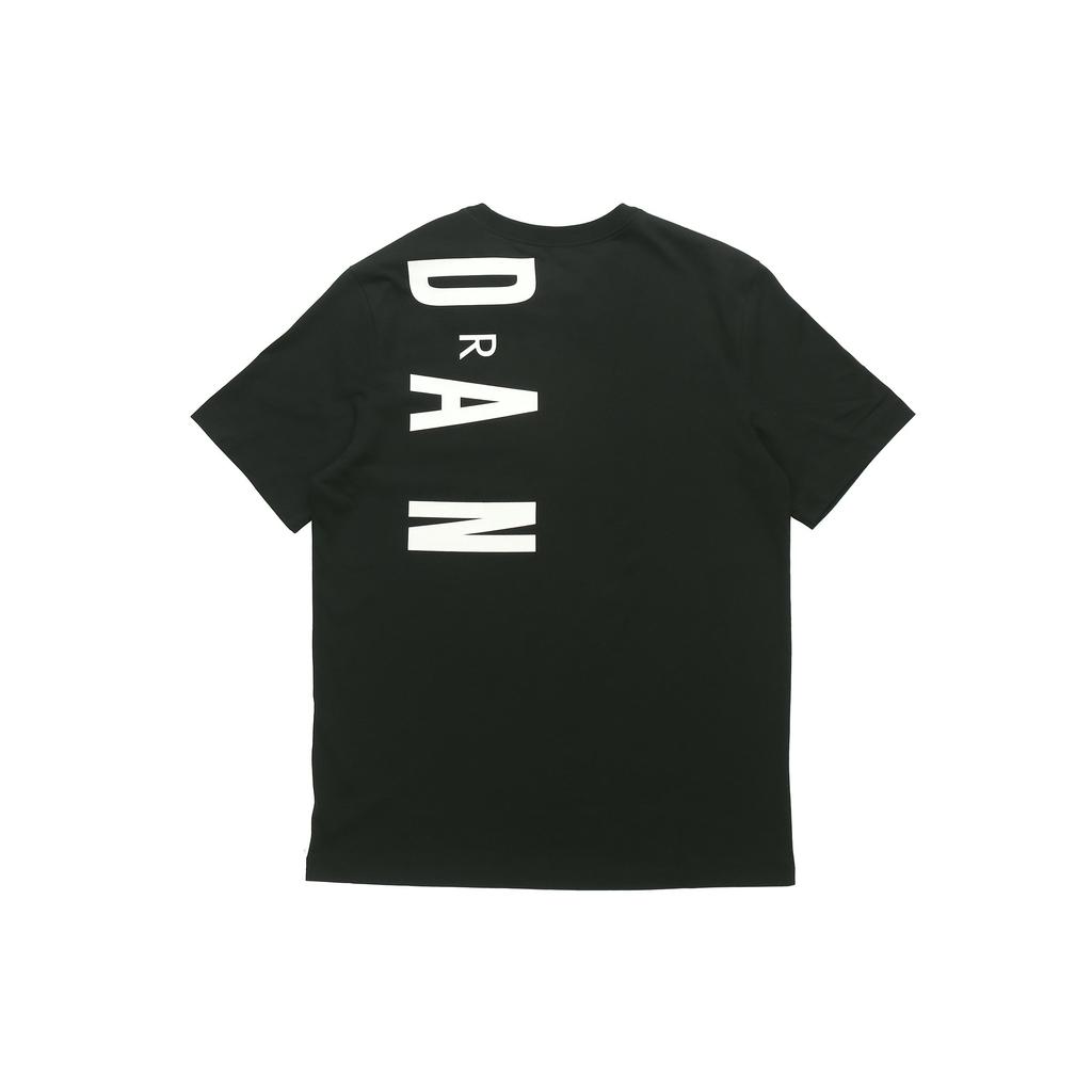 Air Jordan Alphabet Sports Round Neck Short Sleeve T-Shirt Men's Black Gift for Him CZ8403-010