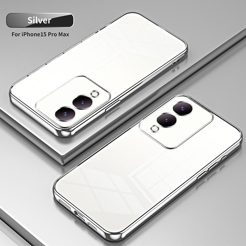 Applicable To VIVO Y200 Electroplated Glitter Mobile Phone Case IQOOZ11Turbo Transparent NEO11 All-inclusive Protective Case