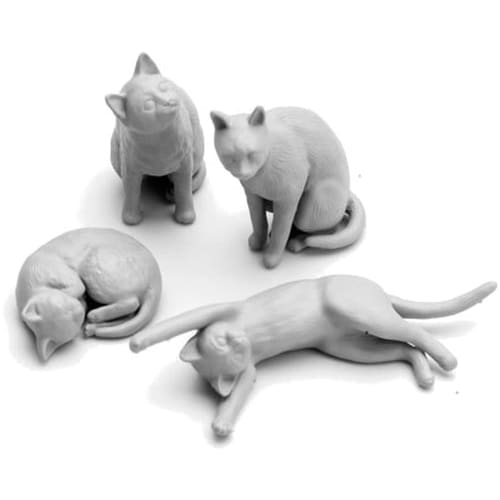 

Sol Model 1/24 Scale Resin Kit MM470, 4-Piece Set, Molded Color