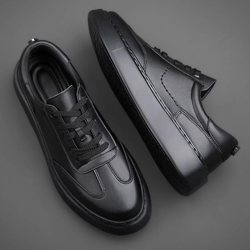 Genuine Leather Men's Sneakers Lightweight Sports Tenis Masculino All-match Travel Male Skateboard Footwear Simple Casual Shoes