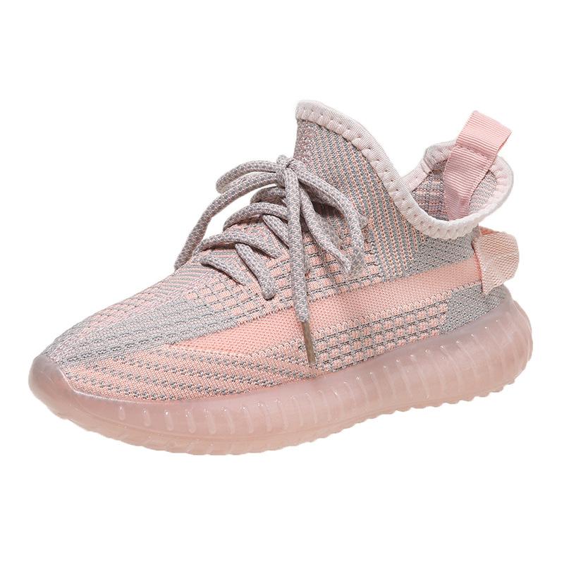 Spring New Coconut Shoes Women's Breathable Korean Version Versatile Ins Student Running Sports Shoes Women's Flying Woven Women's Shoes