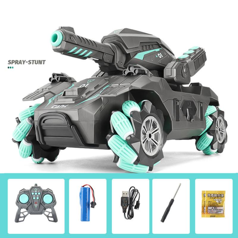 2.4g Remote Control Tank Car Gesture Sensing 360 Degree Rotation Drift Water-bomb Tank Car Toy For