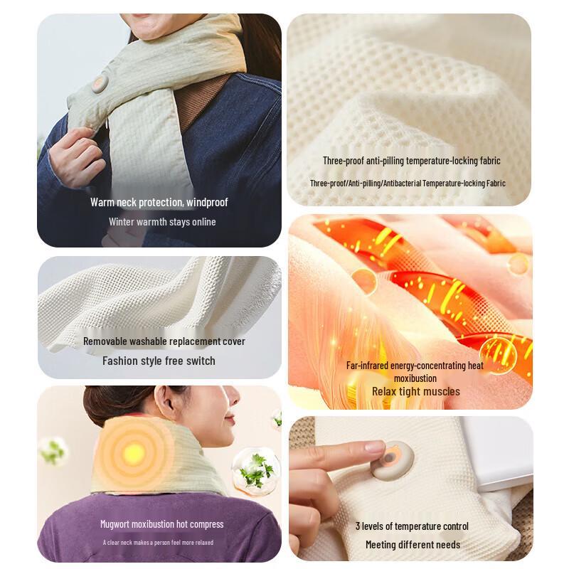 Little Bear Rechargeable Mugwort Heating Scarf