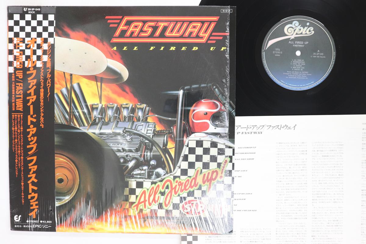 LP Record FASTWAY  All Fired Up 283P549 EPIC 1984 Japan Obi Rock Used