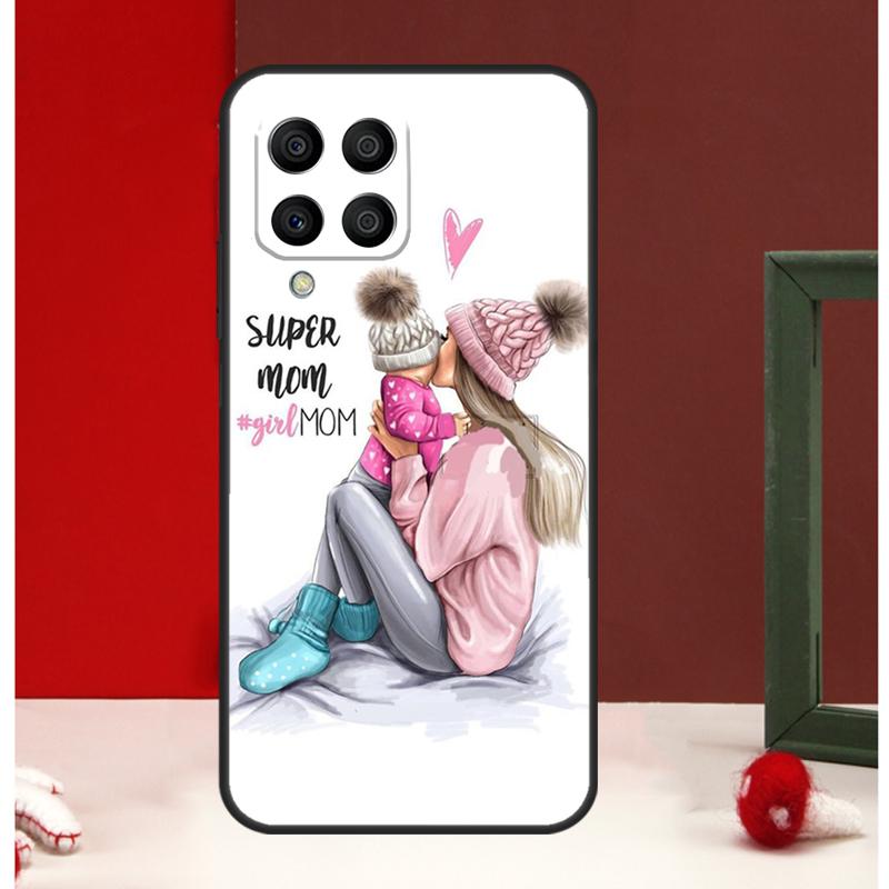 Baby Mama Dochter Meisje Zoon Papa Hoesje Voor Samsung Galaxy M12 M32 M52 M06 M16 M36 M56 M33 M15 M55 M31 M13 M14 M53 M35 M34 M54