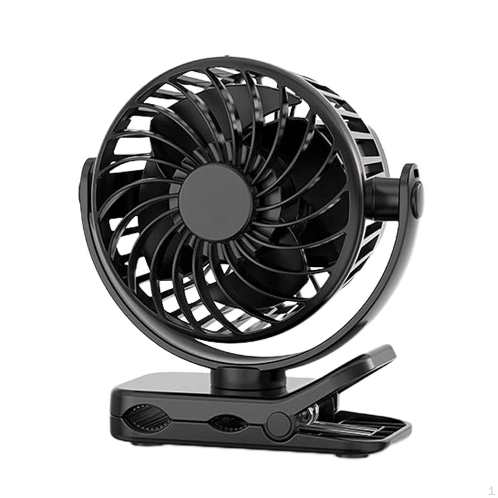 

Компактный вентилятор для рабочего стола и путешествий чёрный