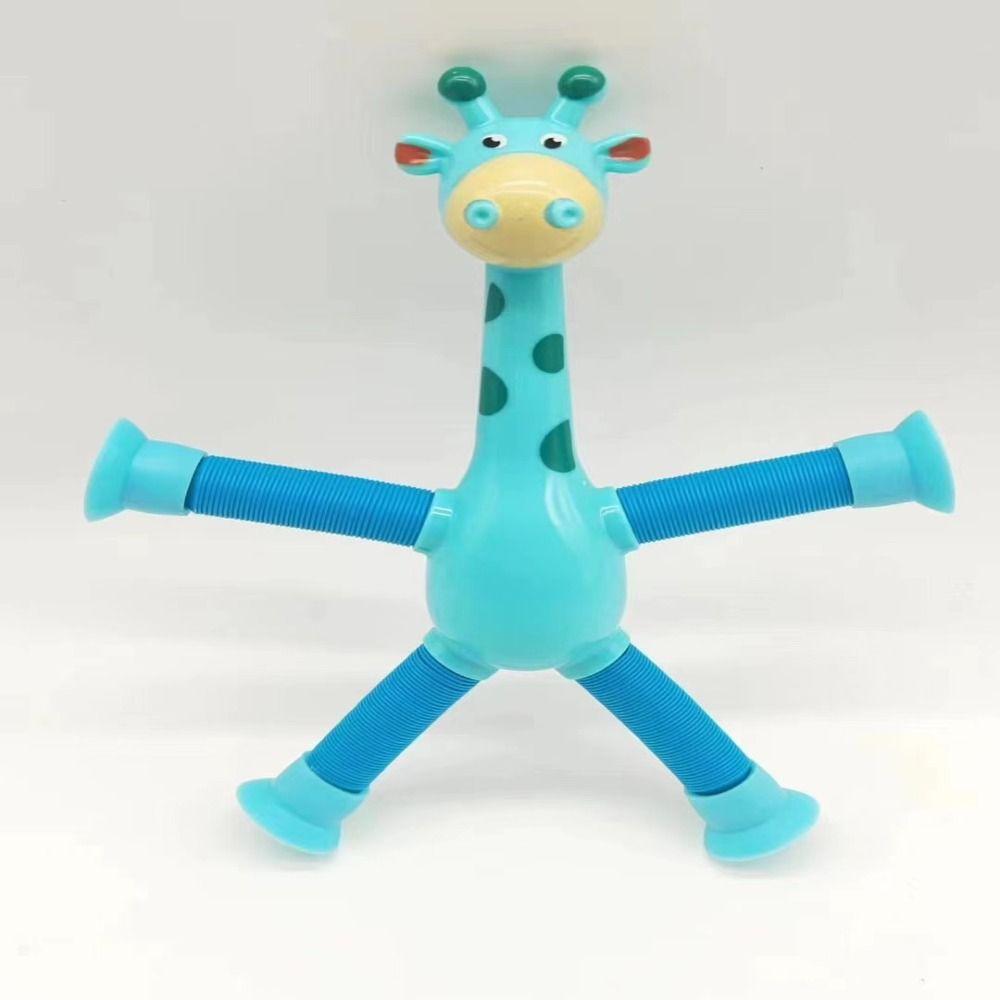 Giraffe Teleskopisk sugekopp Giraffe Dyre Sugekopp Leker Sensoriske Leker Giraffe Pop Tubes Leketøy