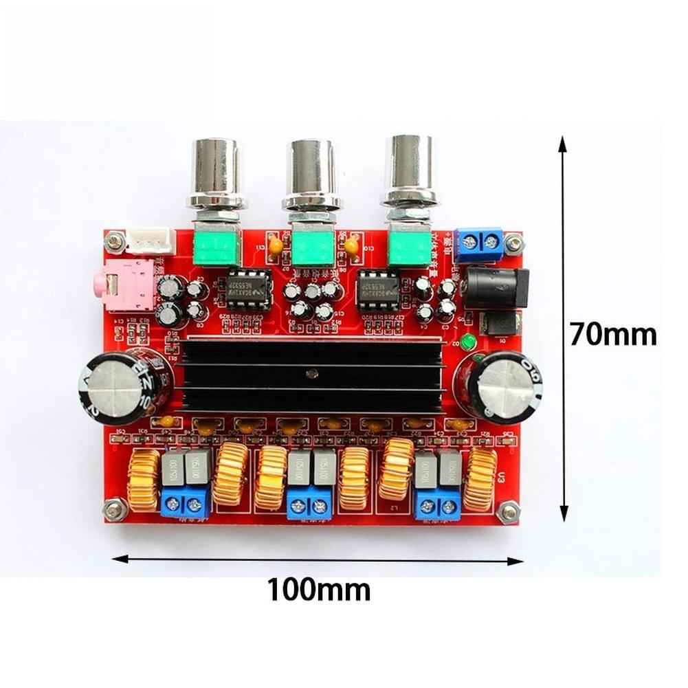 1pc XH-M139 2.1 Channel Digital Audio Board 12V-24V Wide Voltage For Audio Systems Accessories Easy To Install