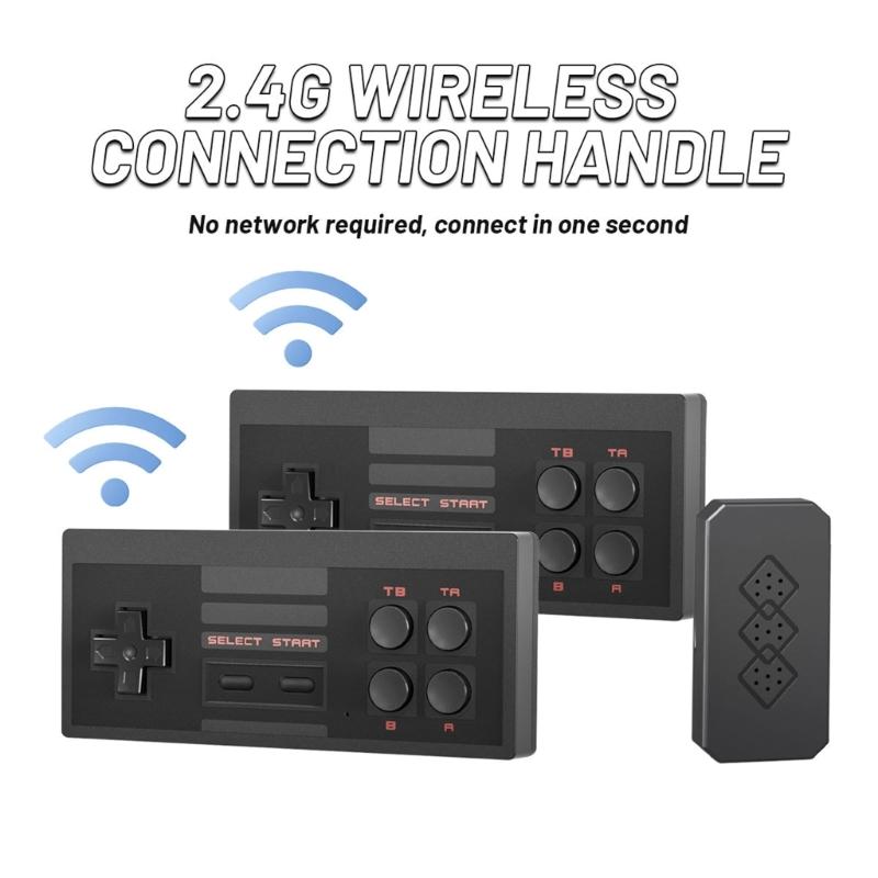 Retro 8 Bits TV Game Consoles Build In Classical Game & Double Strong Controllers Simple Operate for Family Entertainment