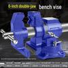 Heavy-Duty Old-Fashioned Multifunctional Bench Vise, 6-10 Inch, for Industrial Use