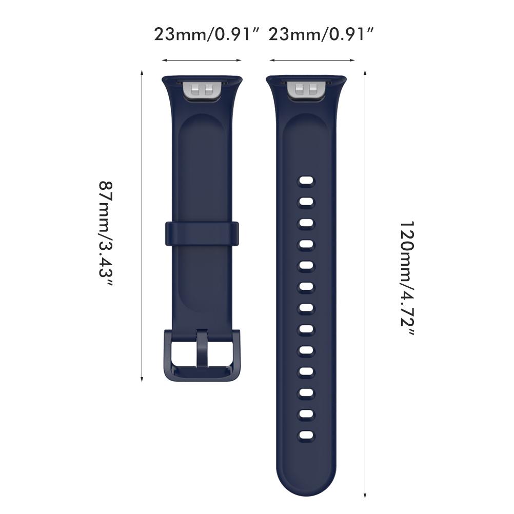 Replacement Bands Compatible for Xiaomi Mi Band 7 Pro Soft Silicone Wristbands Breathable Adjustable Wrist Strap