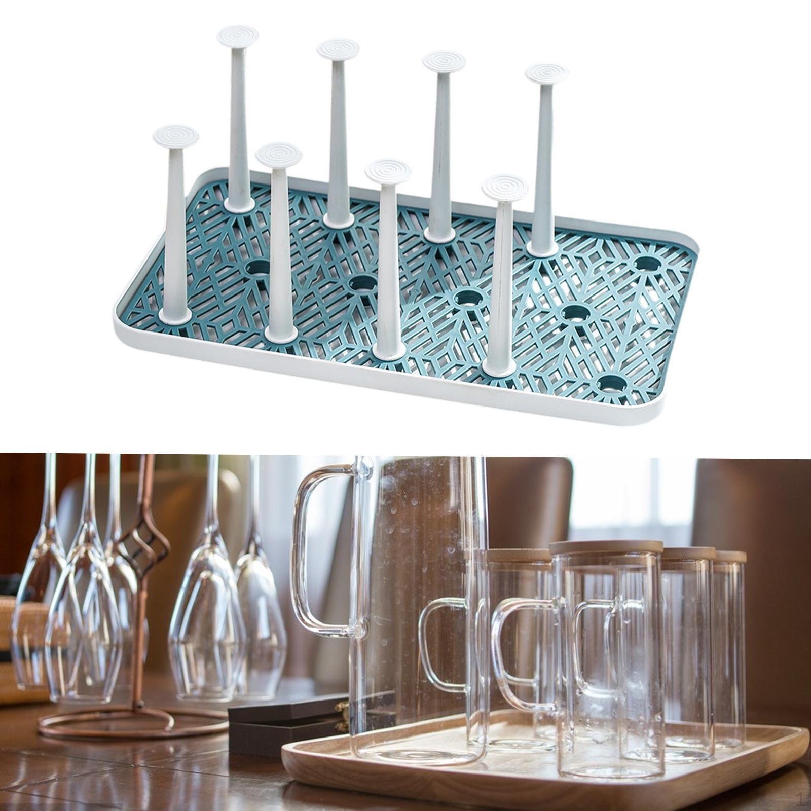 

Подставка для сушки чашек, переносная кофейная кружка с 8 съемными крючками, подставка для сушки бутылок молока и