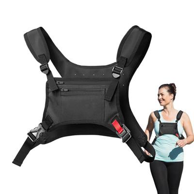Sport-Brusttasche für Männer TacticalVest Unisex Chest Rig Bag Laufweste Tasche Tragbare Front-Brusttasche Wasserdichter Sport-Rucksack