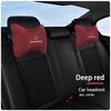 High-quality Leather Car Seat Headrest Memory Foam Comfort Pillow Auto Interior For Benz AMG A/B/C/E/S Class C200L GLC W220 W211 JR9
