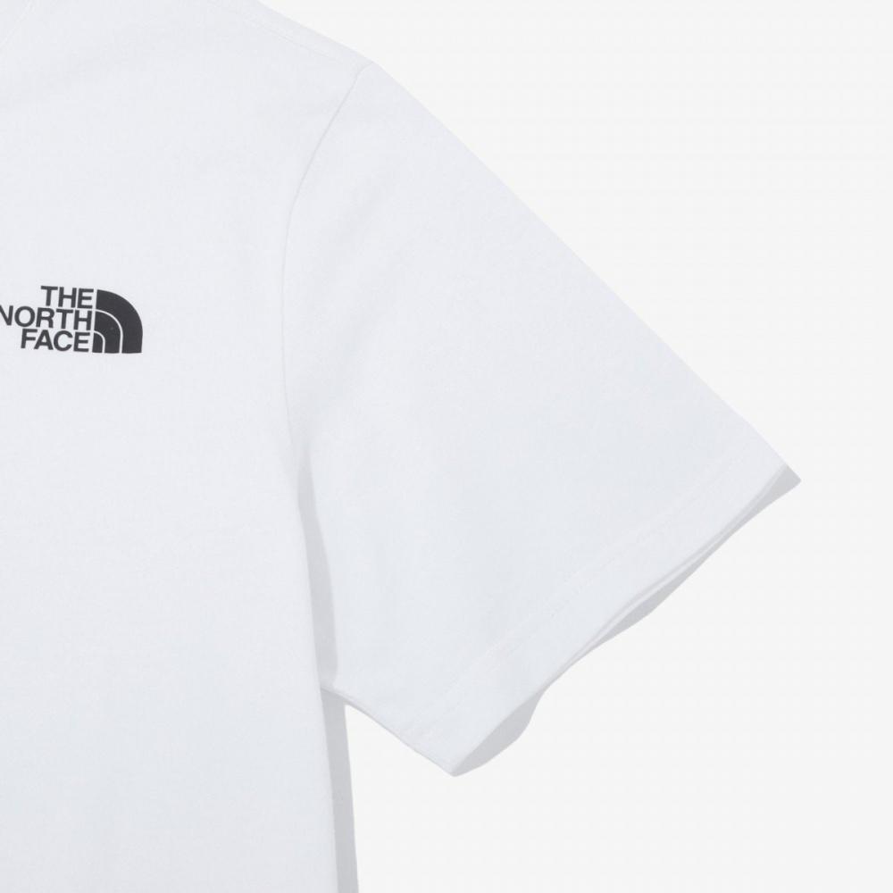The North Face Short Sleeve Round Tee 3 White