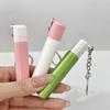 2pcs/Set 3inch Cotton Swab Storage Keychain PLA with Hanging Chain Storage Box Pendant Multi-color Portable Bag Accessories