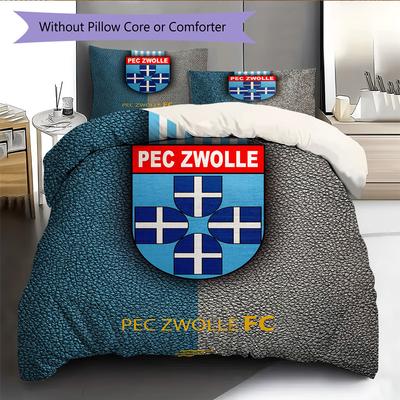 PEC Zwolle Juego de Colcha con Estampado Ropa de Cama Decoración del Hogar Regalo (1 funda nórdica + 2 fundas de almohada sin relleno.)