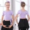 Children's Cotton Dance Tops - Spring & Autumn: Long/Short Sleeve Latin, Summer Chinese, Yoga Wear for Girls