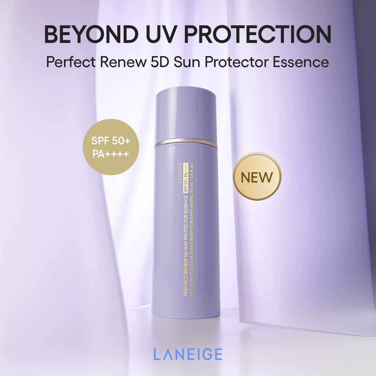 

Laneige Perfect Renew 5D Sun Protector Essence SPF50+ PA++++ 50ml AUTHENTIC STORE