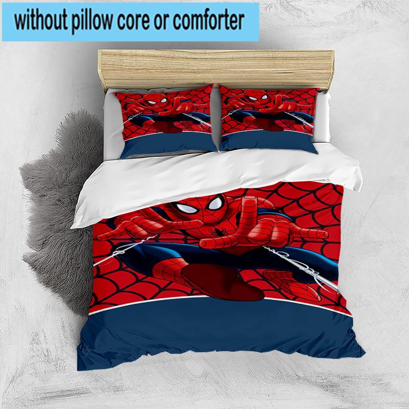 3pcs Spider 3pcs Bedding,Including 3pcs Duvet Cover And 2pcs Pillowcases Perfect for Christmas,Ideal for Bedroom, Dormitory