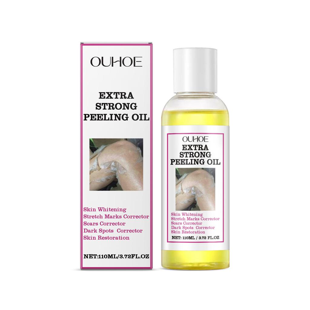 110ml Skin Peeling Oil Super Strength Body Peeling Oil Brightening Skin Tone Moisturizing Skin Care Exfoliating Yellow Oil