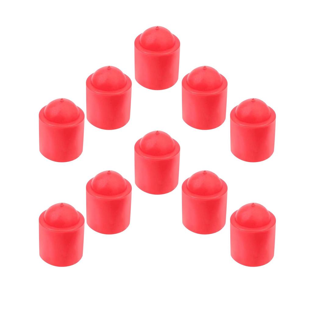 10 Pieces Snooker Tip Cover Set, Pool Cue Tip Rubber Protector Pool Cue Bottom
