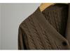 Women's Autumn/Winter Knit Cardigan & Skirt Set: Slim Fit, Hip-Hugging, Trendy Two-Piece.