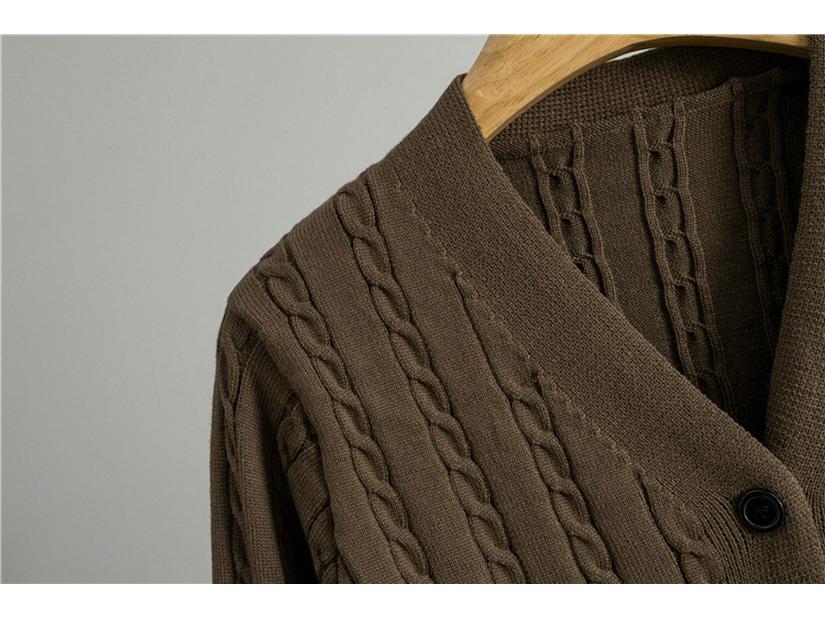 Women's Autumn/Winter Knit Cardigan & Skirt Set: Slim Fit, Hip-Hugging, Trendy Two-Piece.