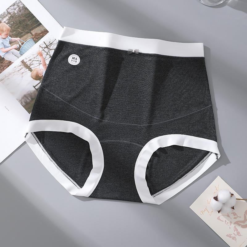 Big Size Pregnant Women High Waist Support 10a Antibacterial Mulberry Silk Extended Crotch Underwear