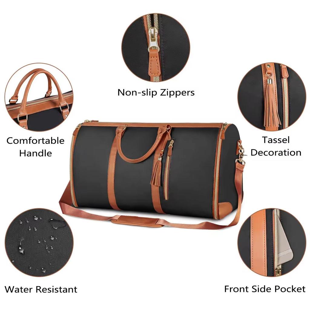 Large Capacity Foldable Travel Garment Bag – Carry-On, Crossbody, or Handheld