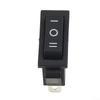 Rocker Switches 16A 250VAC 3 Position Accessory Black