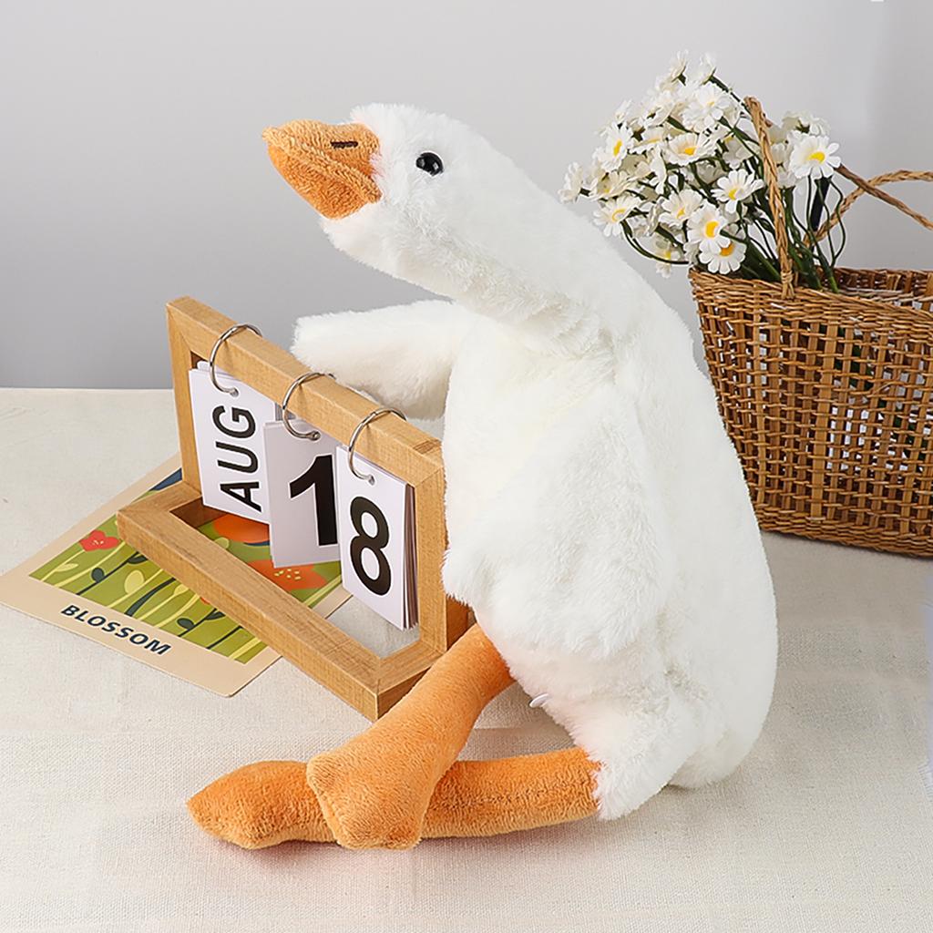 50cm Gänse-Stofftier Weiches Kuscheltier Sofakissen Bettdekoration Geschenk für Kinder Mädchen Frauen Geburtstag