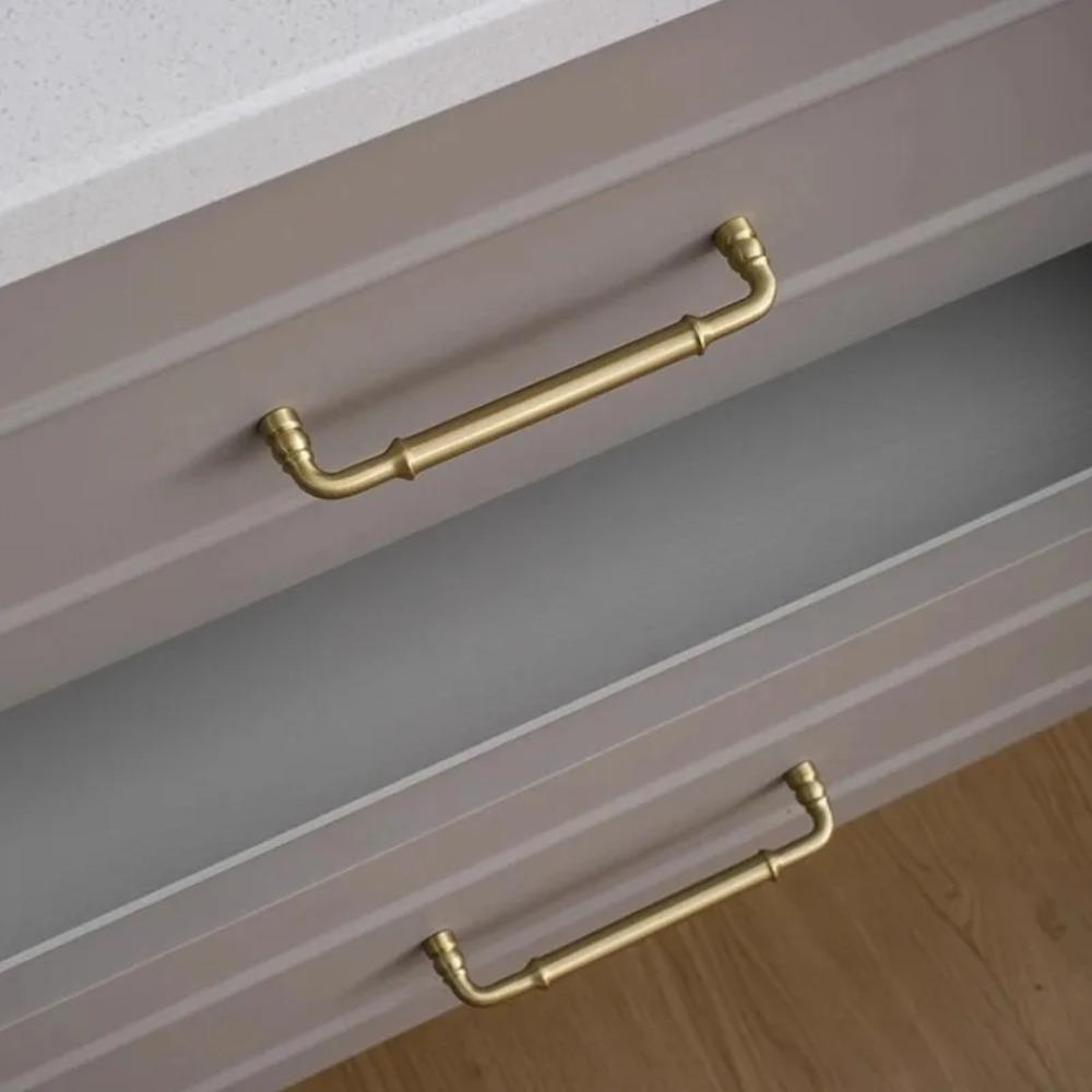 Gold Cabinet Door Knob Handle Desk Drawer Pulls Modern Shoe Cabinets Knobs Furniture Hardware Kitchen Accessories