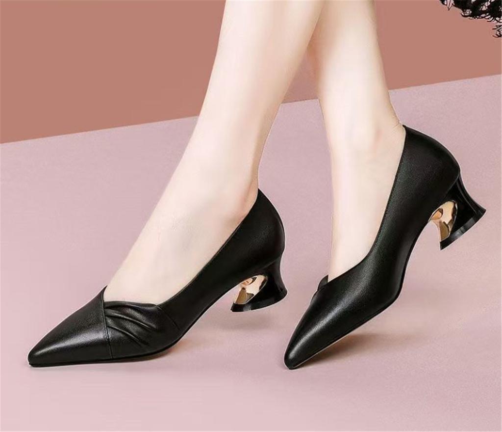 Sapatos Femininas Women Fashion Black & White High Quality Spring & Summer Shoes Lady Sexy Party Night Club Pumps A53