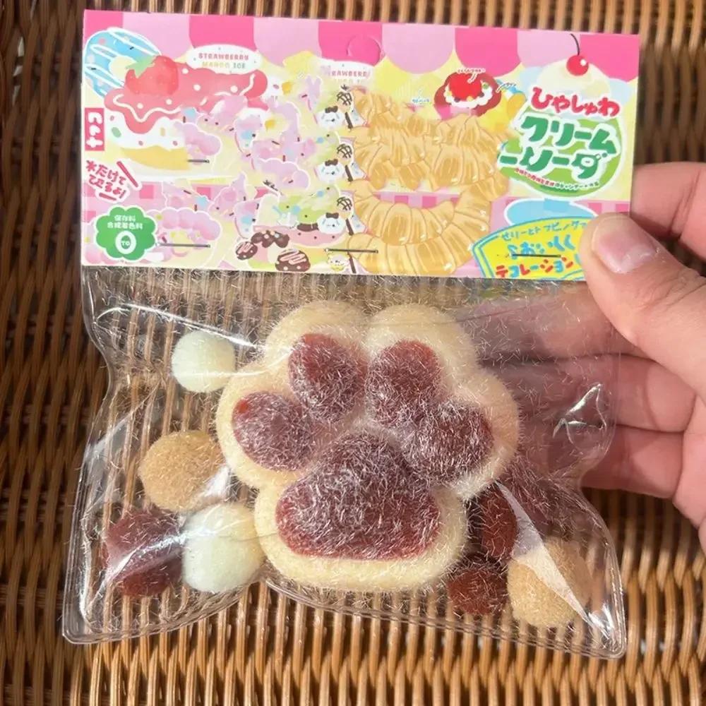 Mochi Taba Squishy NEW Fidget Toy Anti-stress Mini Kawaii Cat Paw TPR Small Cat Paw Cute Pink Cat Foot Pinch Decompression Toy